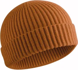 50% Wool Warm Cuffed Swag Knit Short Fisherman Beanie for Men Women Winter Hats Trawler Skull Cap