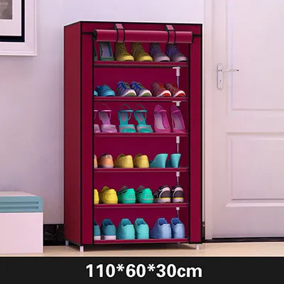 Actionclub Thick Non-woven Dustproof Seven Layers Shoe Cabinet Creative DIY Combination Cabinet Storage Shoe Rack Shoe Shelf