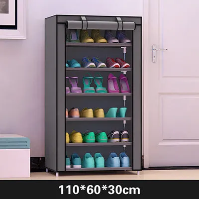 Actionclub Thick Non-woven Dustproof Seven Layers Shoe Cabinet Creative DIY Combination Cabinet Storage Shoe Rack Shoe Shelf