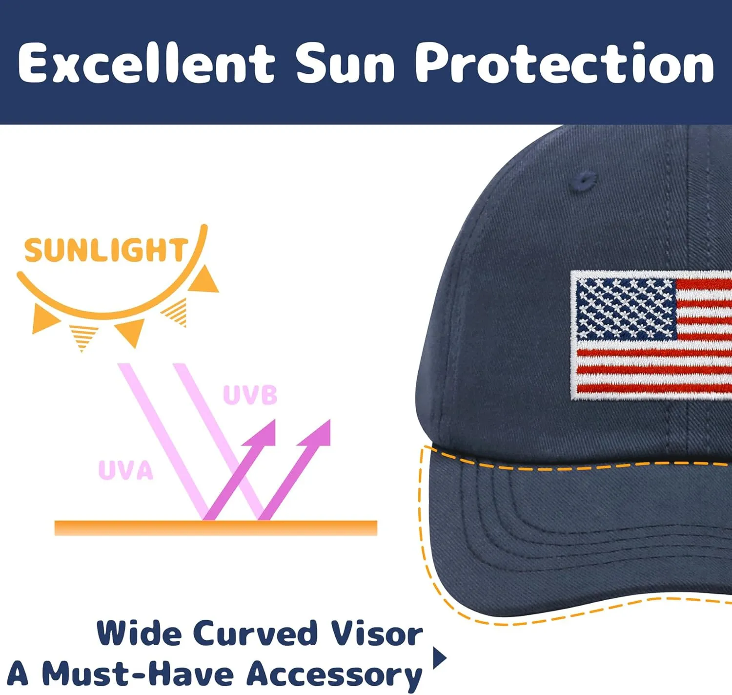 Baby Baseball Cap Toddler Baseball Hat American Flag Hat Infant Hat Baby Ball Cap Kids Baeball Hat Toddler Trucker Hat