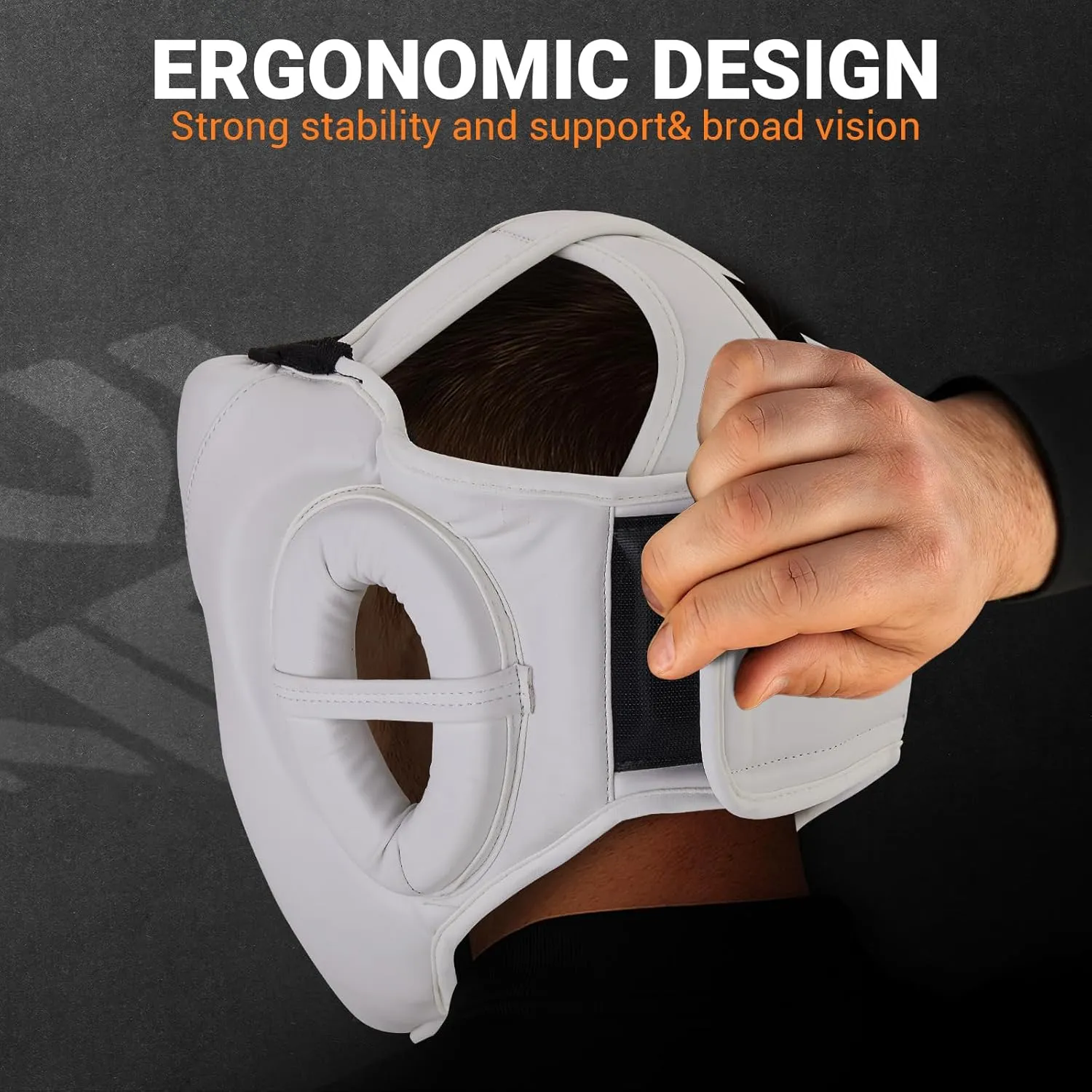 Boxing Headgear for MMA, Head Guard for Muay Thai, Boxing,Wrestling & Sparring - Professional Training Equipment for Adult Men & Women