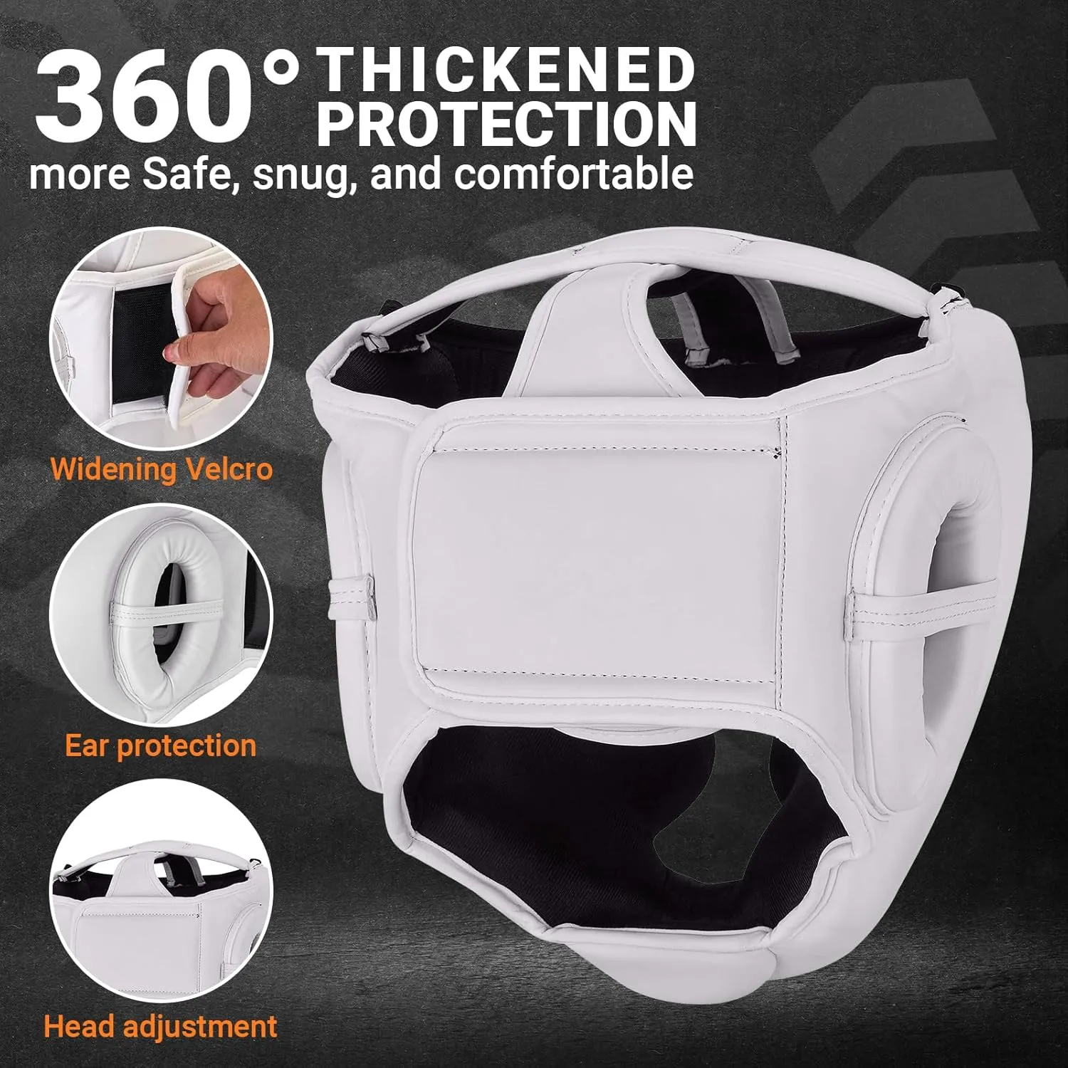 Boxing Headgear for MMA, Head Guard for Muay Thai, Boxing,Wrestling & Sparring - Professional Training Equipment for Adult Men & Women