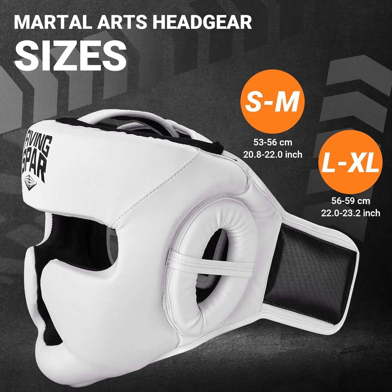 Boxing Headgear for MMA, Head Guard for Muay Thai, Boxing,Wrestling & Sparring - Professional Training Equipment for Adult Men & Women