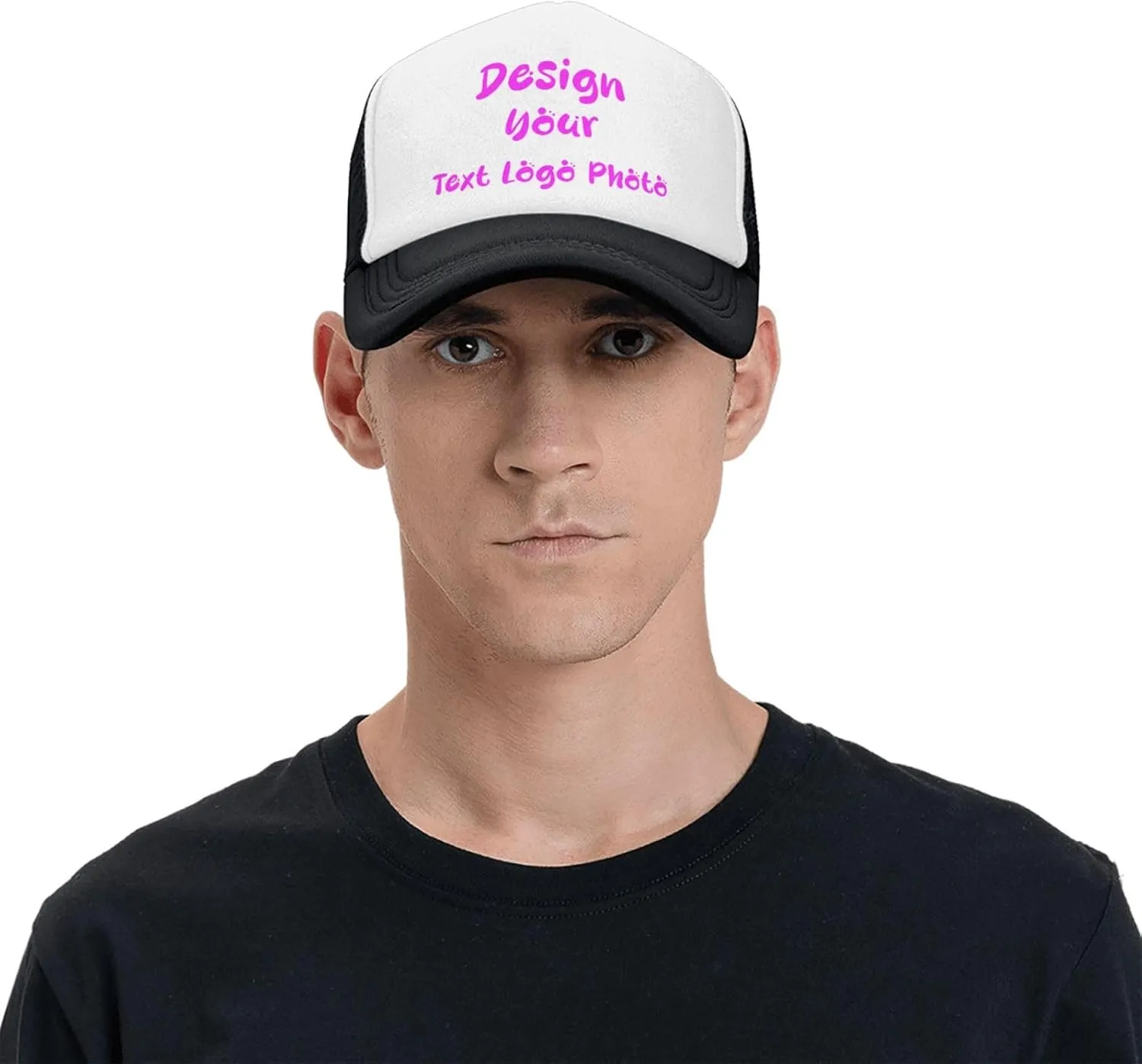 Bulk Custom Hat for Men with Your Photo Text Logo Design Custom Baseball Cap Personalized Hat Custom Trucker Hats
