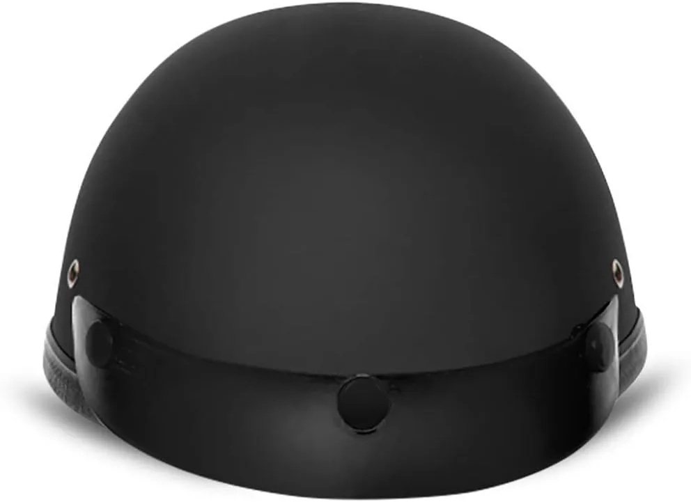 Daytona Helmets Eagle Headgear for Men - Novelty Half Helmet with Breathable Liner - Retro Skull Cap Helmet with Head Wrap