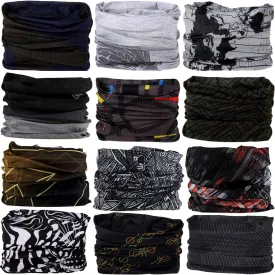 DEMIL Multifunctional Sports Stretchable Seamless Casual Headband Sweatband Magic Camo Scarf Balaclava Headwear Head Wrap