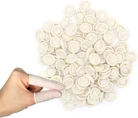 Disposable Latex Finger Cots,350 PCSMedium Anti Static Rubber Fingertip Protective Finger Cots for Electronic Repair,Handmade Apply