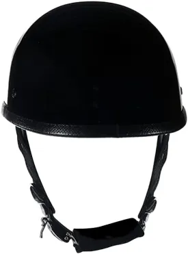 Eagle Shiny Novelty Skull Cap, Basic Flat Eagle Novelty Cap (Gloss Black)