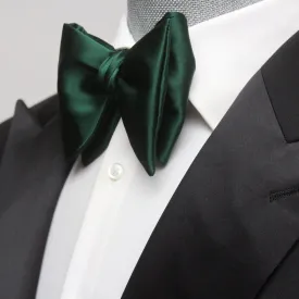 Emerald Green Men's Large Silk Bow Tie
