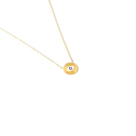Enamel Eye Necklace
