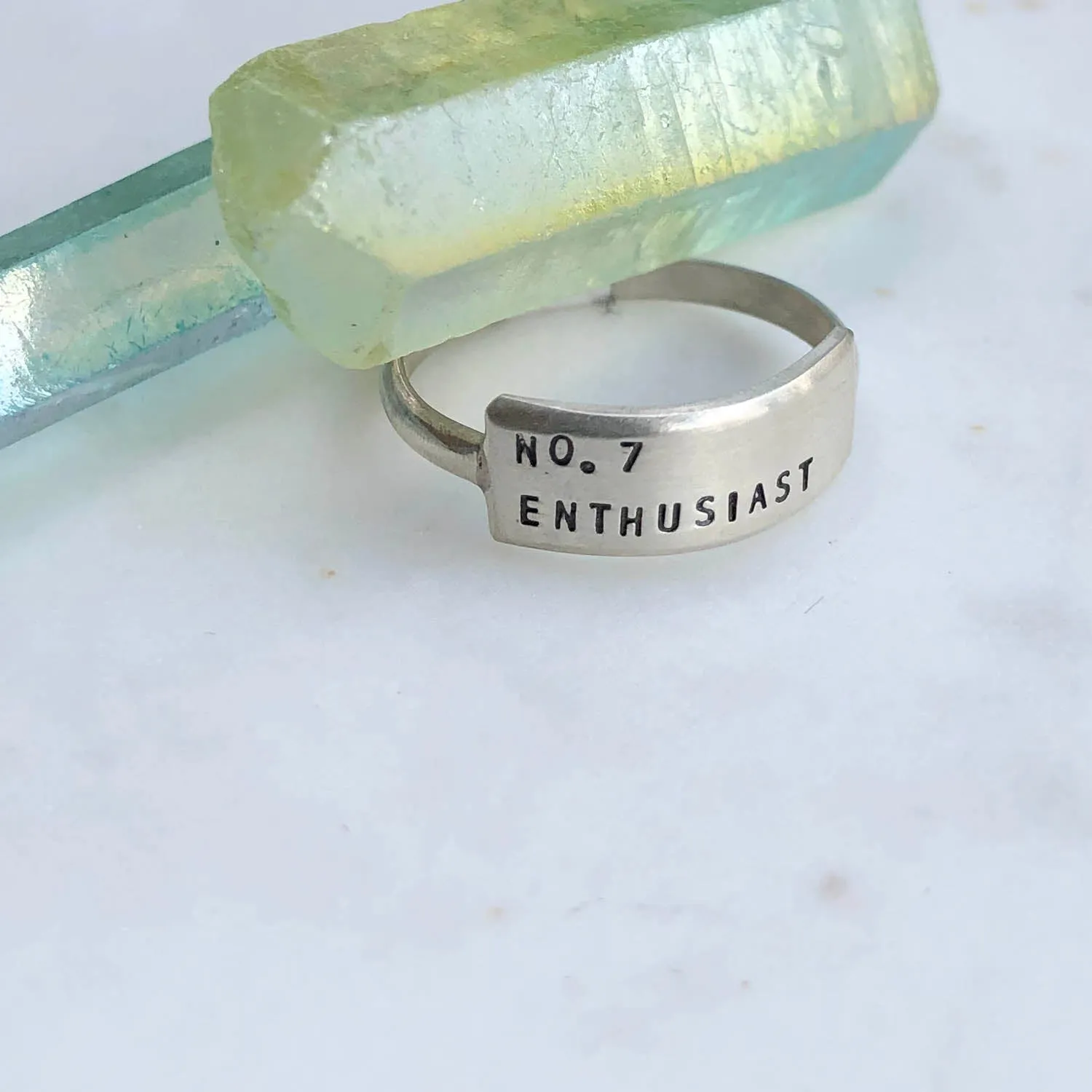 Enneagram Sterling Silver Ring