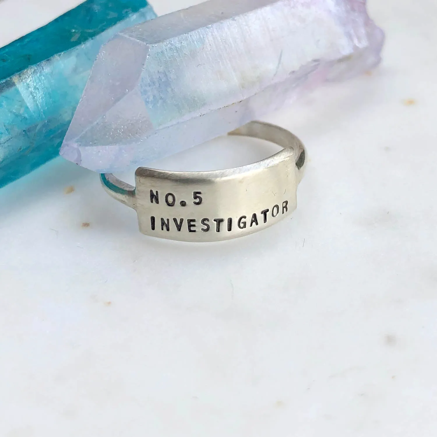 Enneagram Sterling Silver Ring