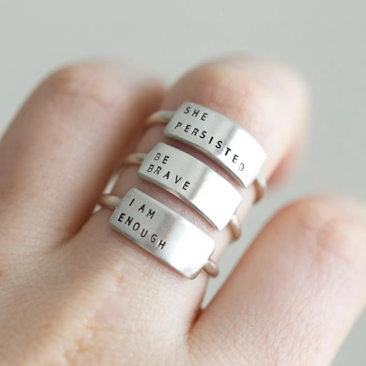 Enneagram Sterling Silver Ring