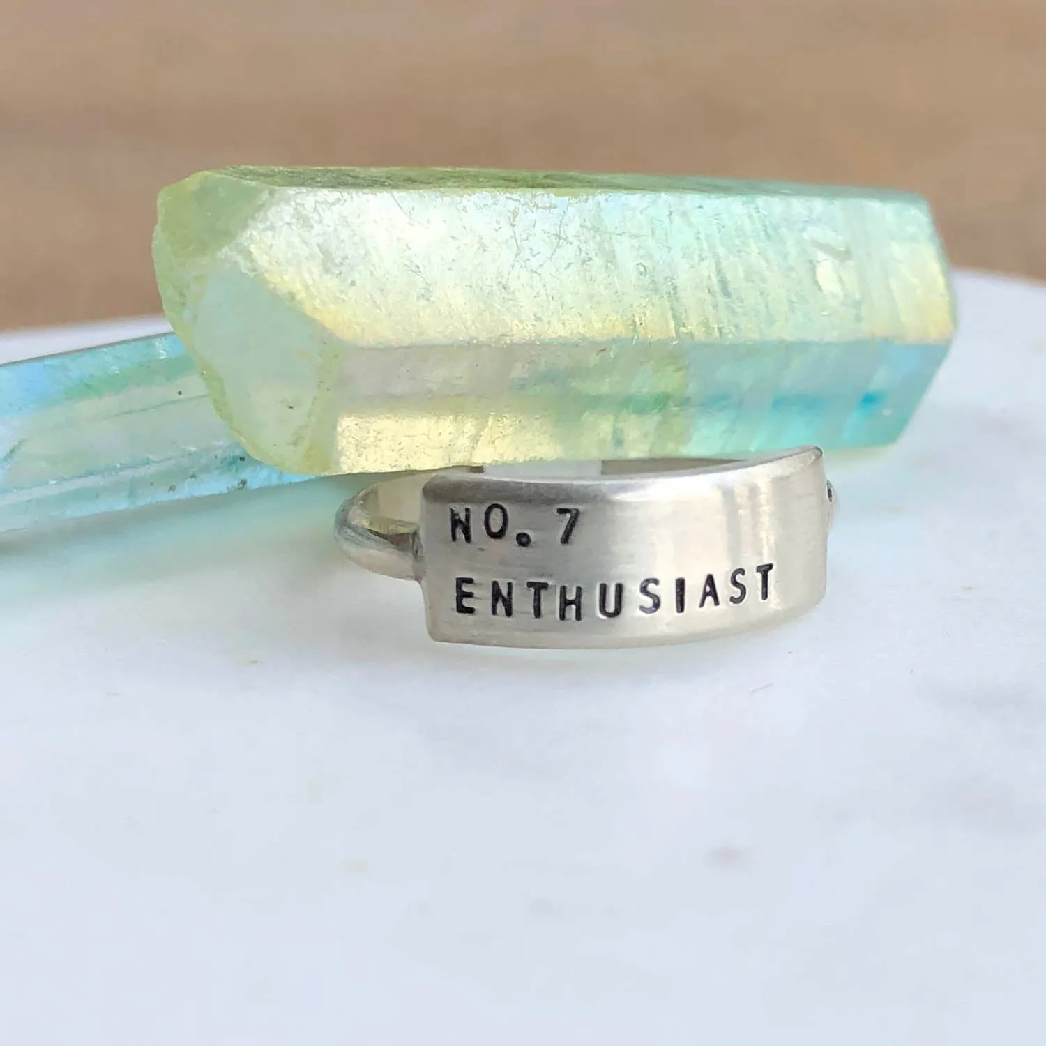 Enneagram Sterling Silver Ring