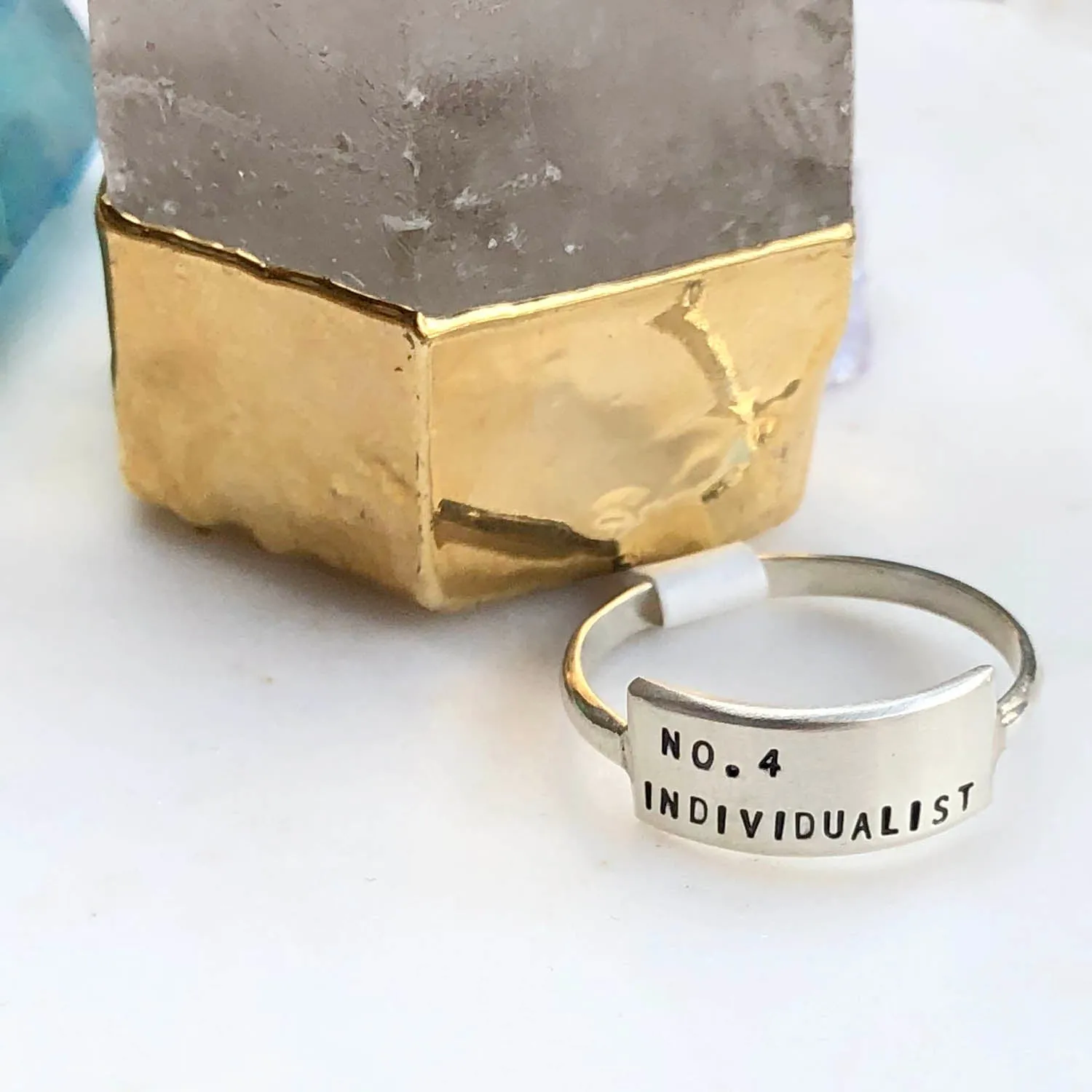 Enneagram Sterling Silver Ring