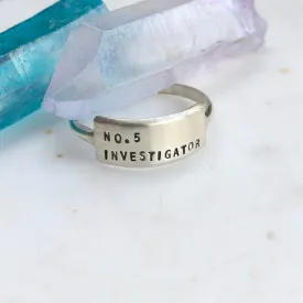 Enneagram Sterling Silver Ring