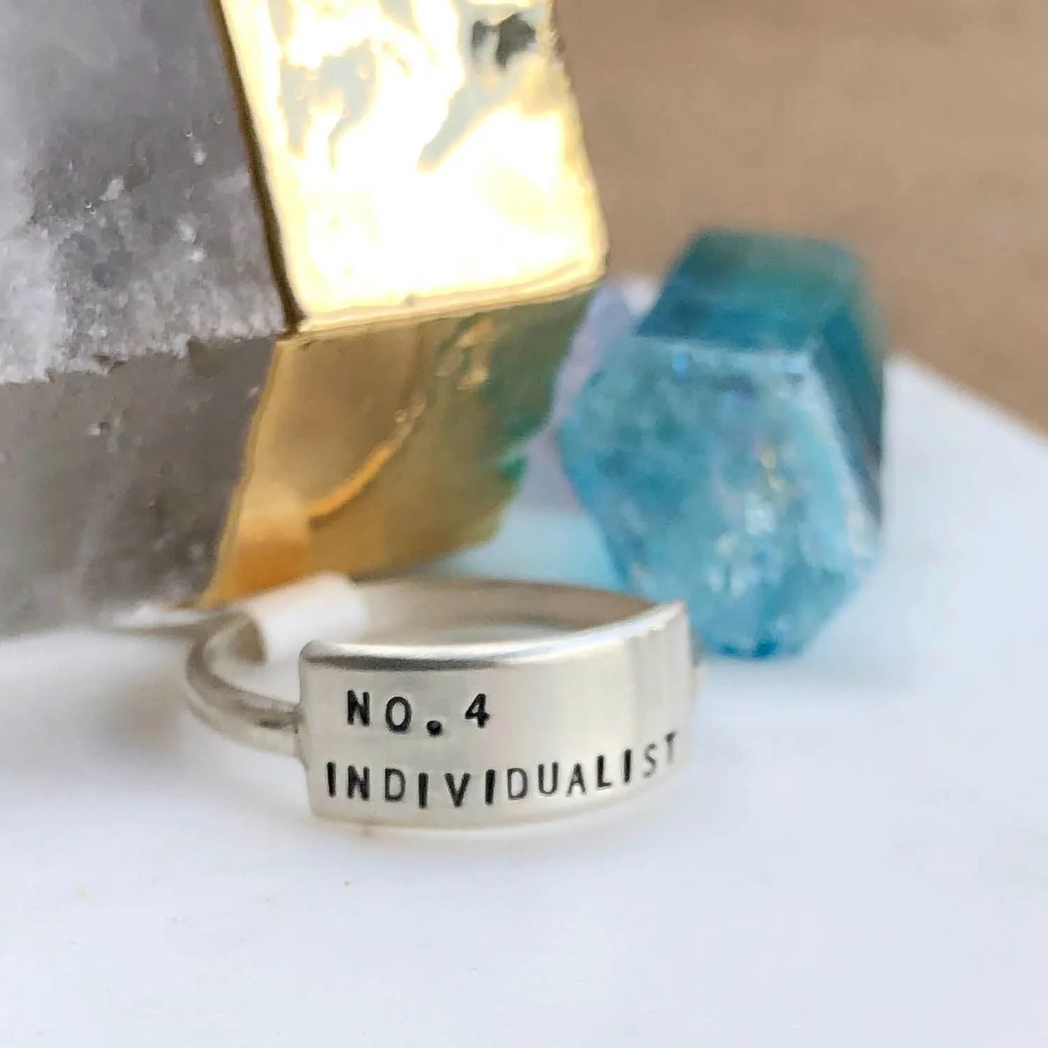 Enneagram Sterling Silver Ring
