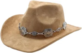 Ethnic Suede Fedora Hats Unisex Newsboy Cap Suede Panama Hats Solid Retro Fedora for Men Women 2025