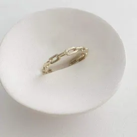 Faux Chain Link Ring
