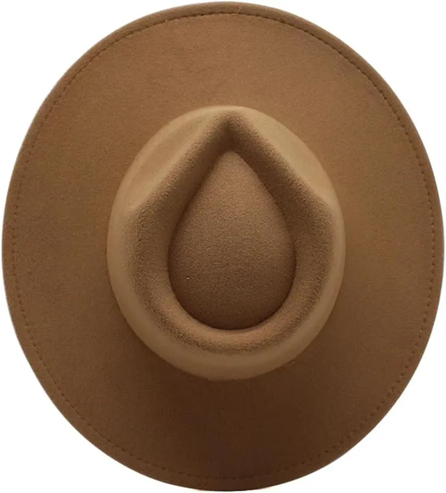 Fedora Hat Oversized 9Cm Big Fedora Hat Love Top Hat for Men and Women Big Hat
