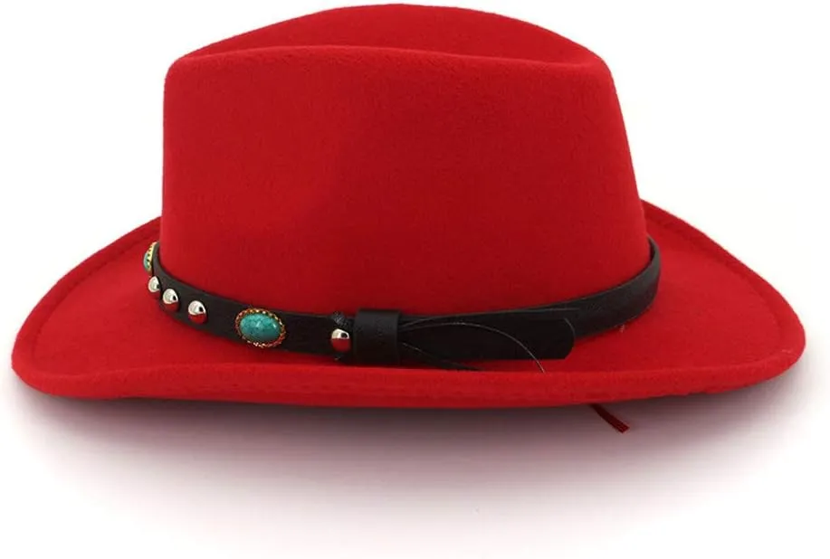 Fedora Hats for Men Women Flat Top Wide Brim Hats for Men Classic Suede Panama Hat with Belt Dress Hats for Men