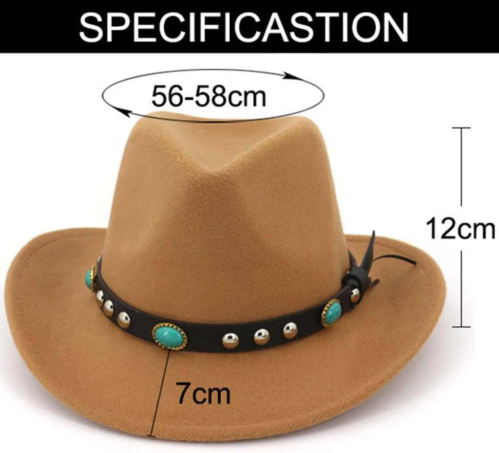 Fedora Hats for Men Women Flat Top Wide Brim Hats for Men Classic Suede Panama Hat with Belt Dress Hats for Men