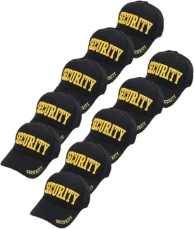 First Class Security Cap with ID On Front, Peak and Back