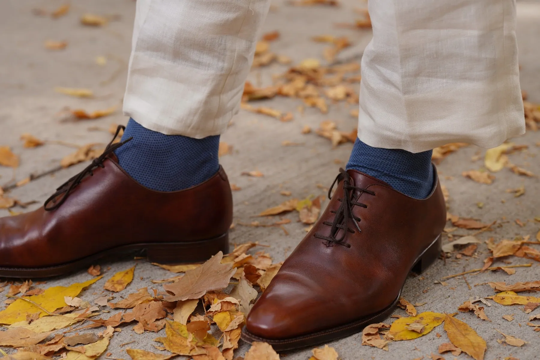 Flat Dark Brown Waxed Cotton Shoelaces