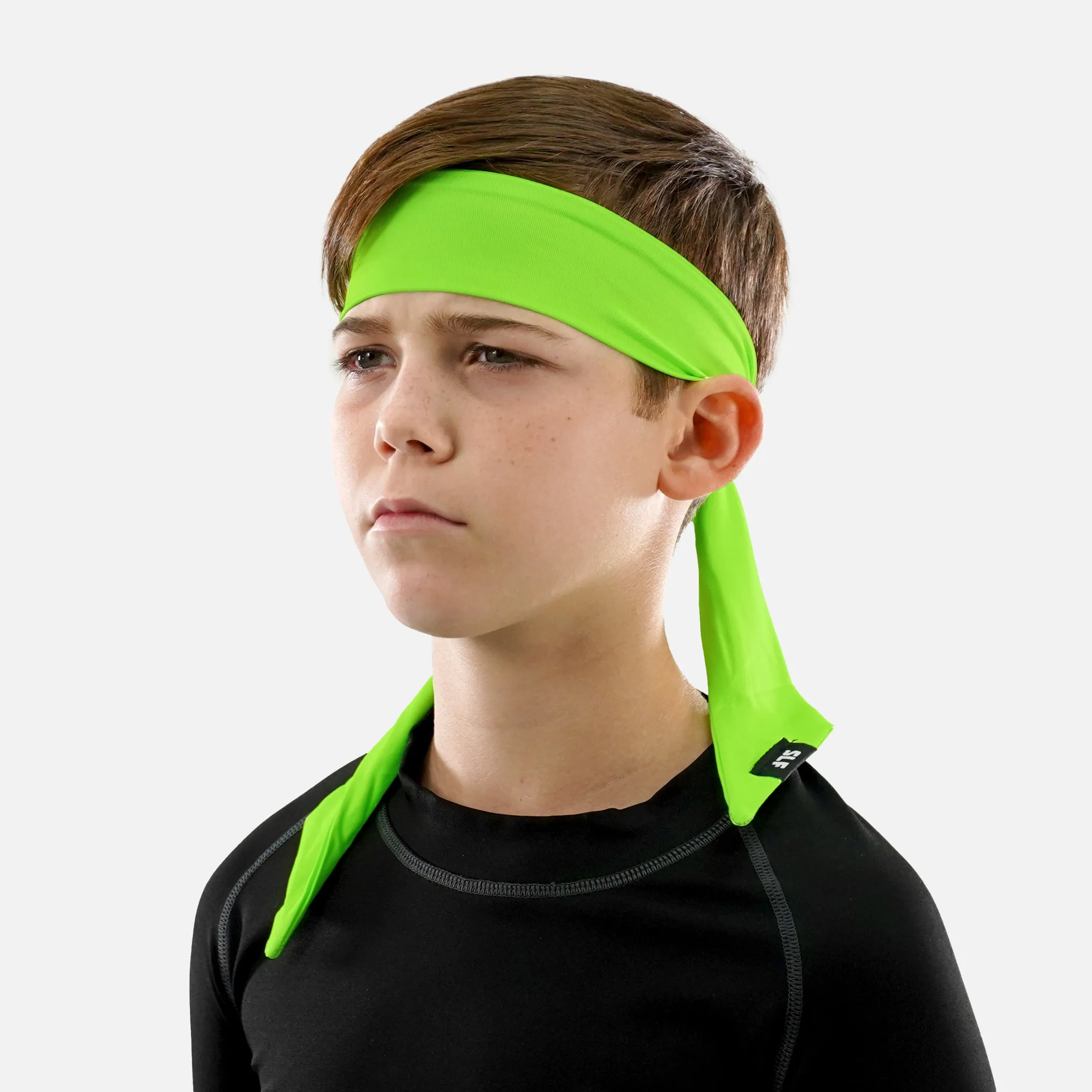 Hue Hot Green Kids Ninja Headband
