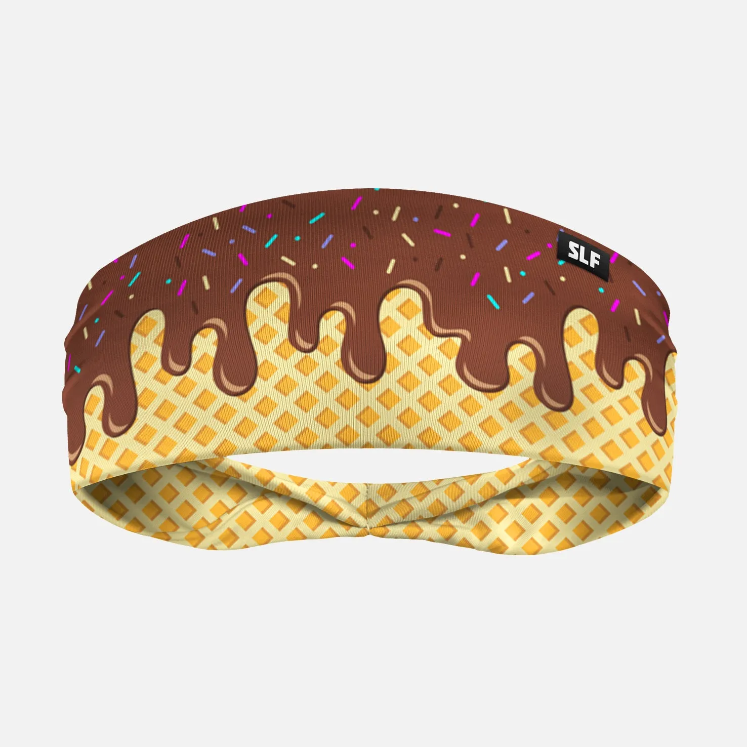 Ice Cream Cone Brown Headband
