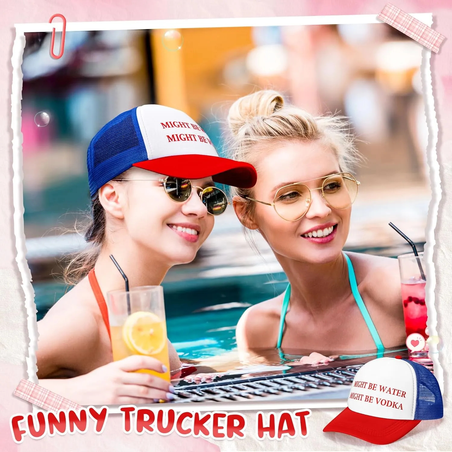 JaGely Trucker Hat for Women Trucker Hat Joke Baseball Cap Classic Adjustable Cap for Women Men Gifts