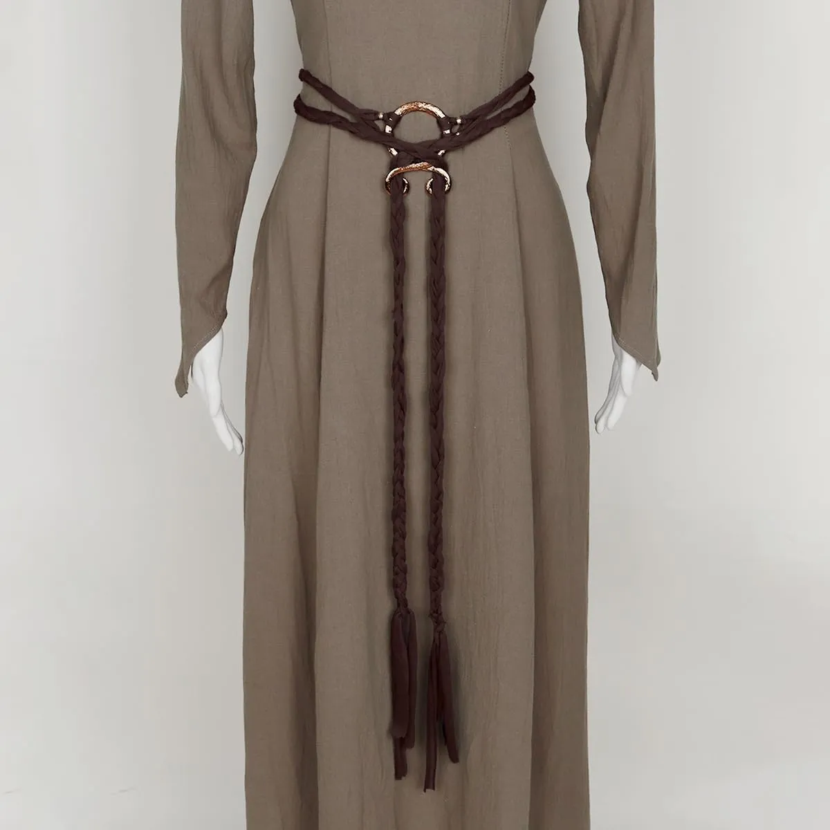 Joukavor Viking Troll Cross Rope Belt - Medieval Norse Witch Belt for Women
