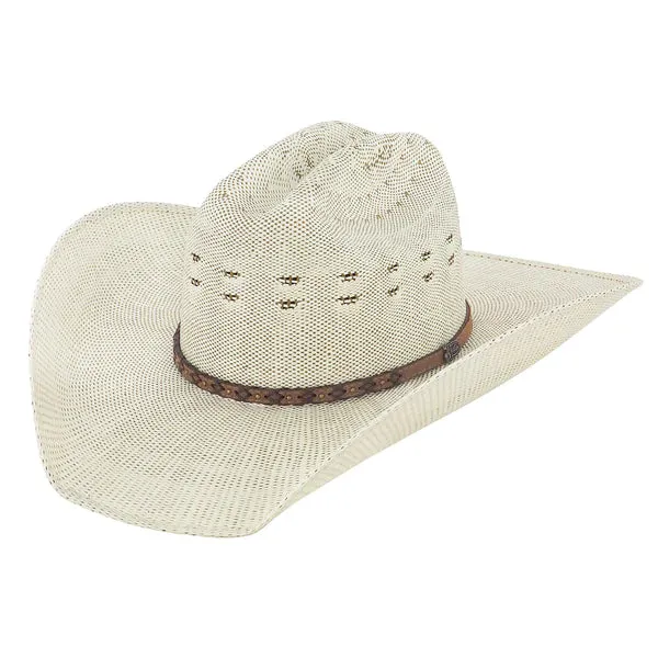 Justin Bent Rail Blaine Cattleman Straw Cowboy Hat