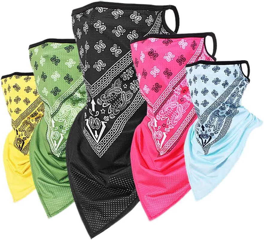 KINGREE Balaclava Ski Mask, Motorcycle Helmets Liner Neck Gaiter, Quick-Dry Half Masks