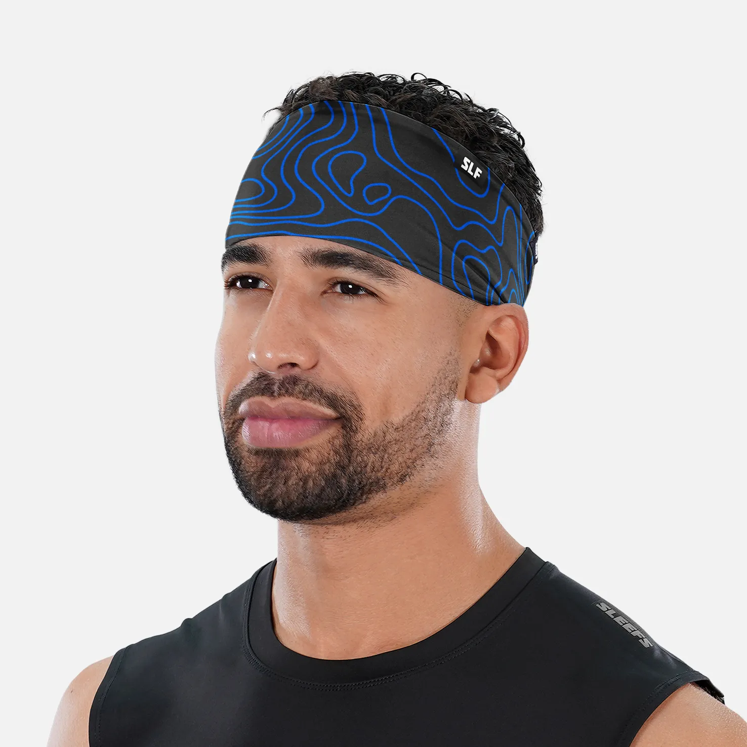 Lunar Map Gray Headband