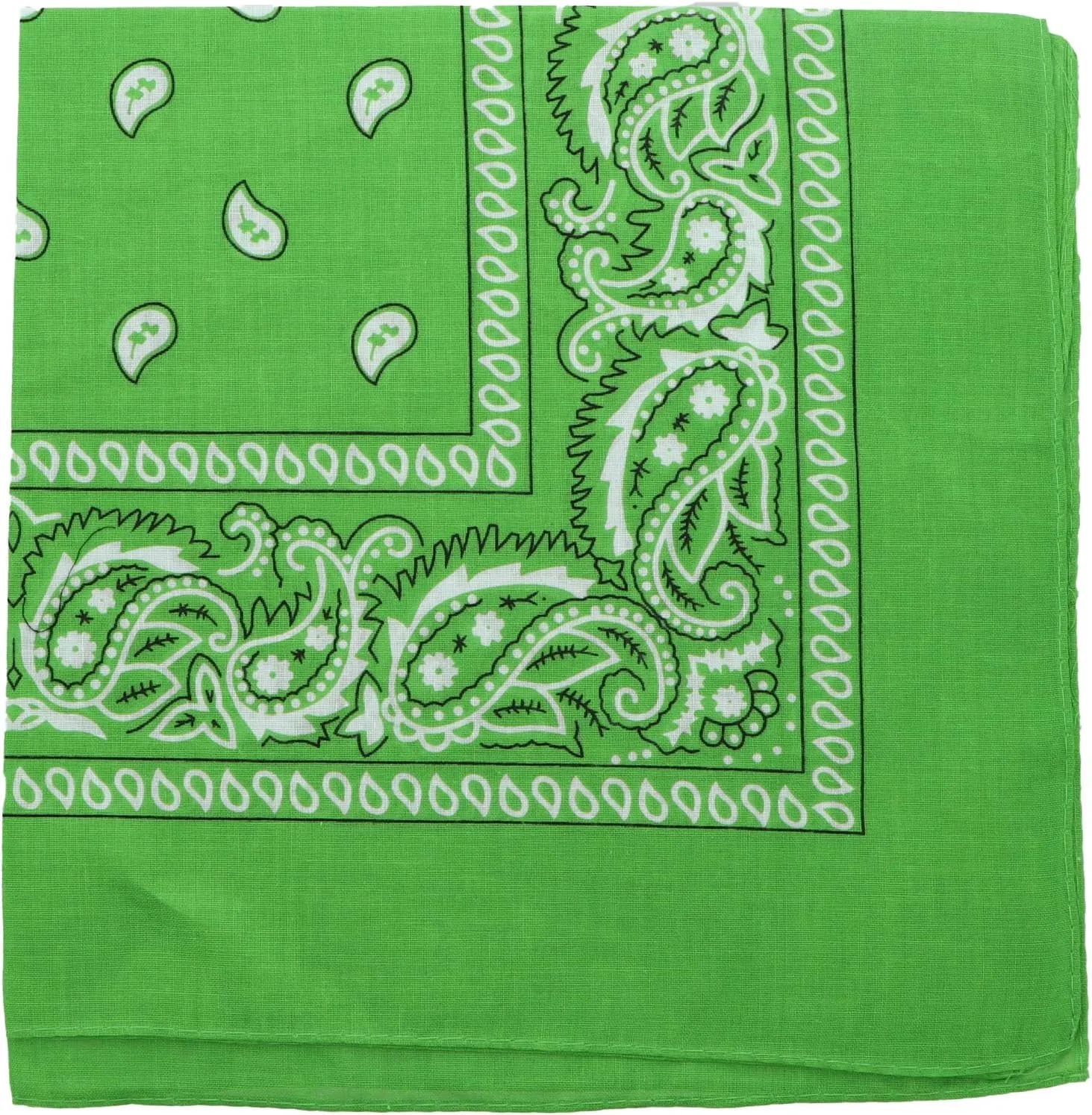 Motique Accessories 22 Inch Cotton Paisley Bandana