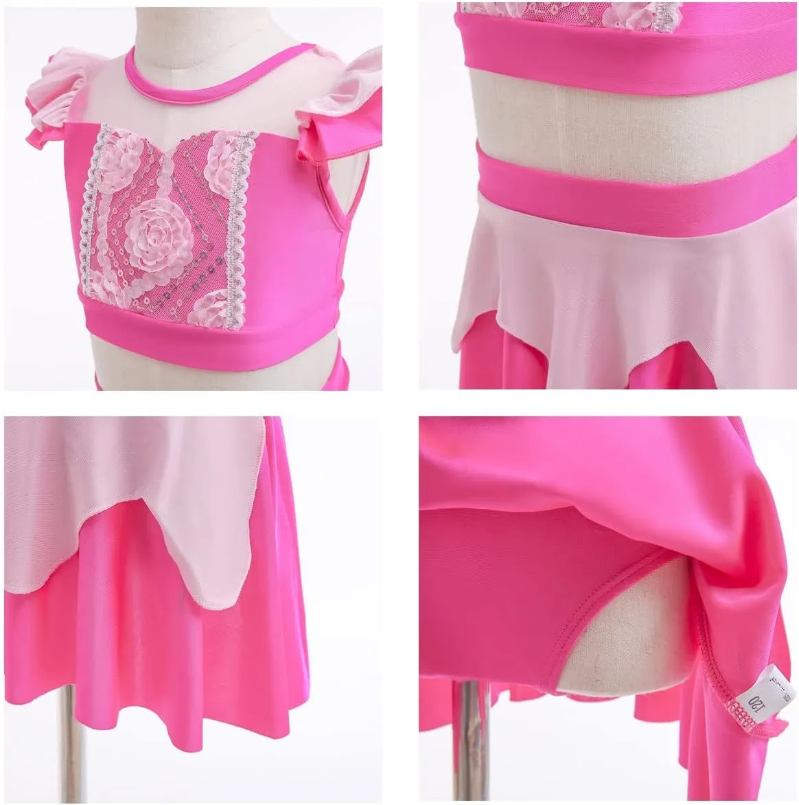 MYRISAM Girls Princess Two-Piece Tankini Swimsuits Party Bathing Suits Ruffles Beach Surf Swimming Swimwear Bikini Set