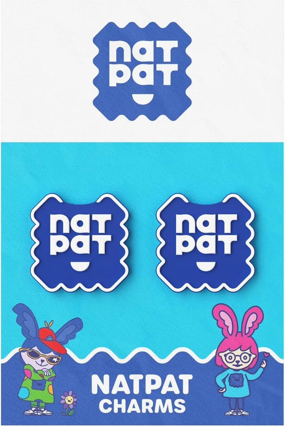NATPAT Charms  Fun, Nature-Inspired Shoe Accessories for Kids & Adults - For Use with BuzzPatch Outdoor Insect Stickers and Trailpatch Tick Stickers (2 Pack)