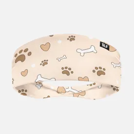 Paws and Bones Beige Headband
