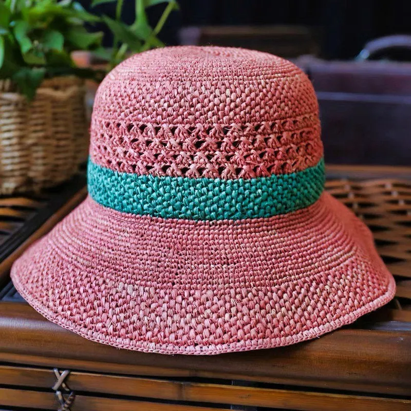 Raffia Straw Hat for Women and Girls