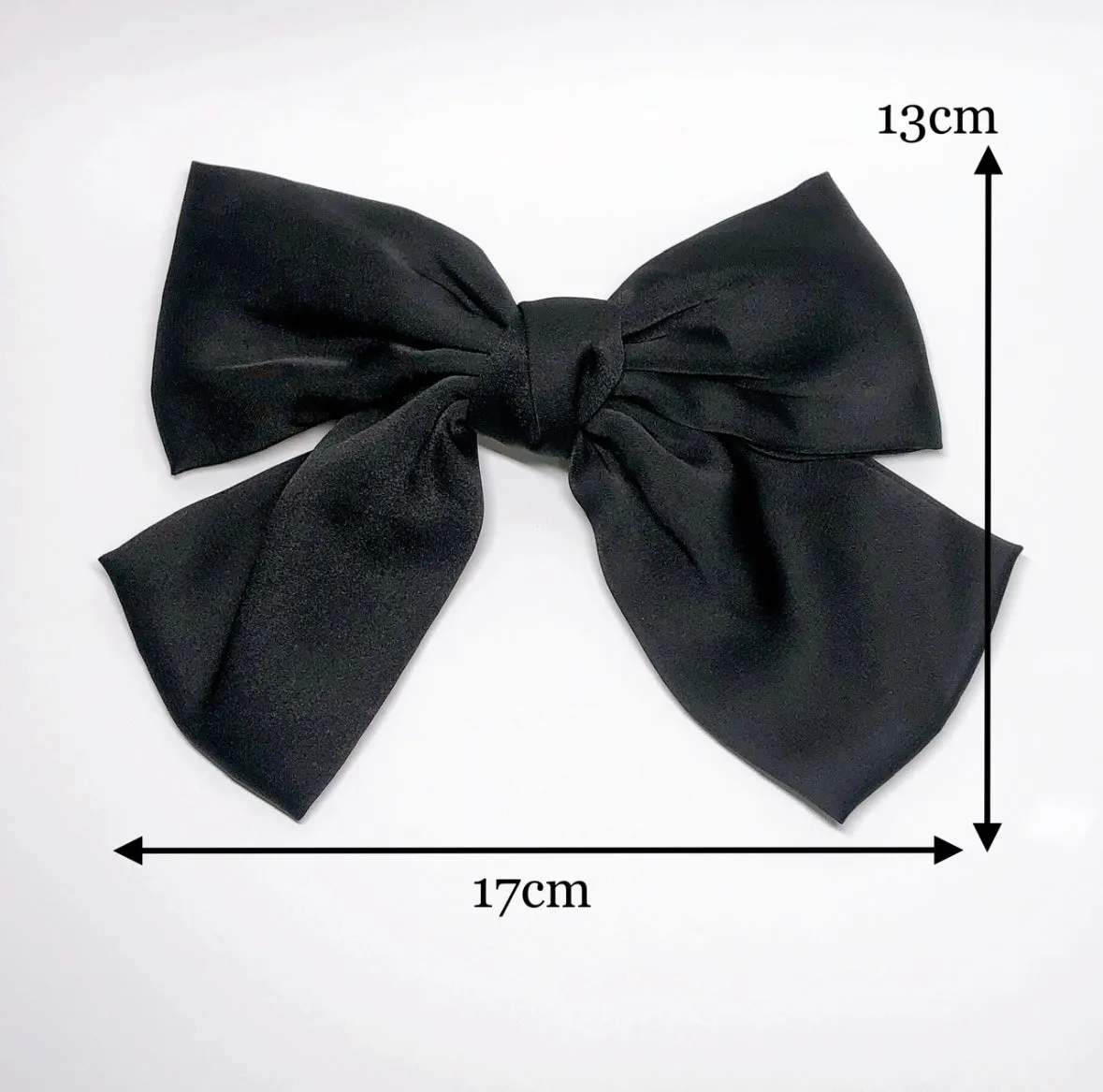 Satin Bow French Clip / Single Item