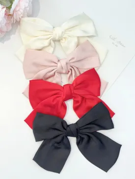 Satin Bow French Clip / Single Item