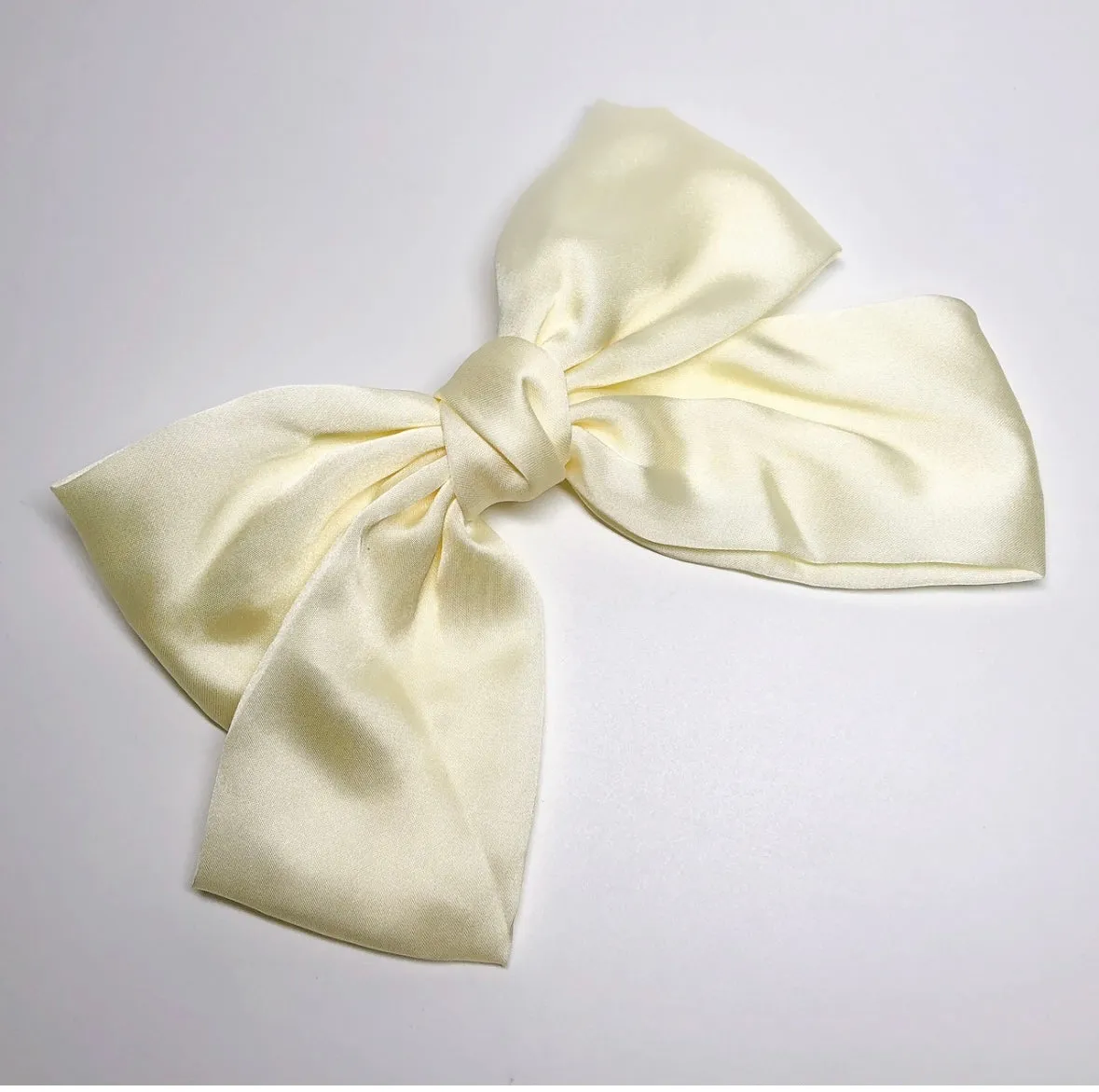 Satin Bow French Clip / Single Item