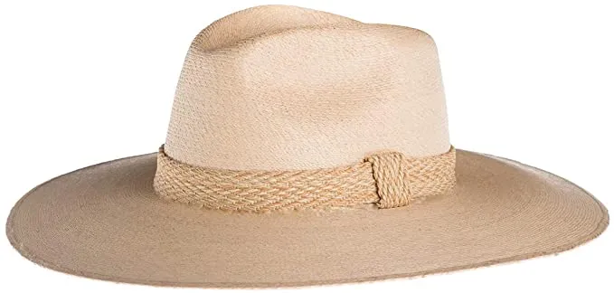 Serena Palm Leaf Natural Fedora Hat