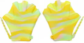 Silica Gel Swimming Gloves Webbed Aquatic Training Water Resistance Fitness Paddle Aerobics for Men Women Kids