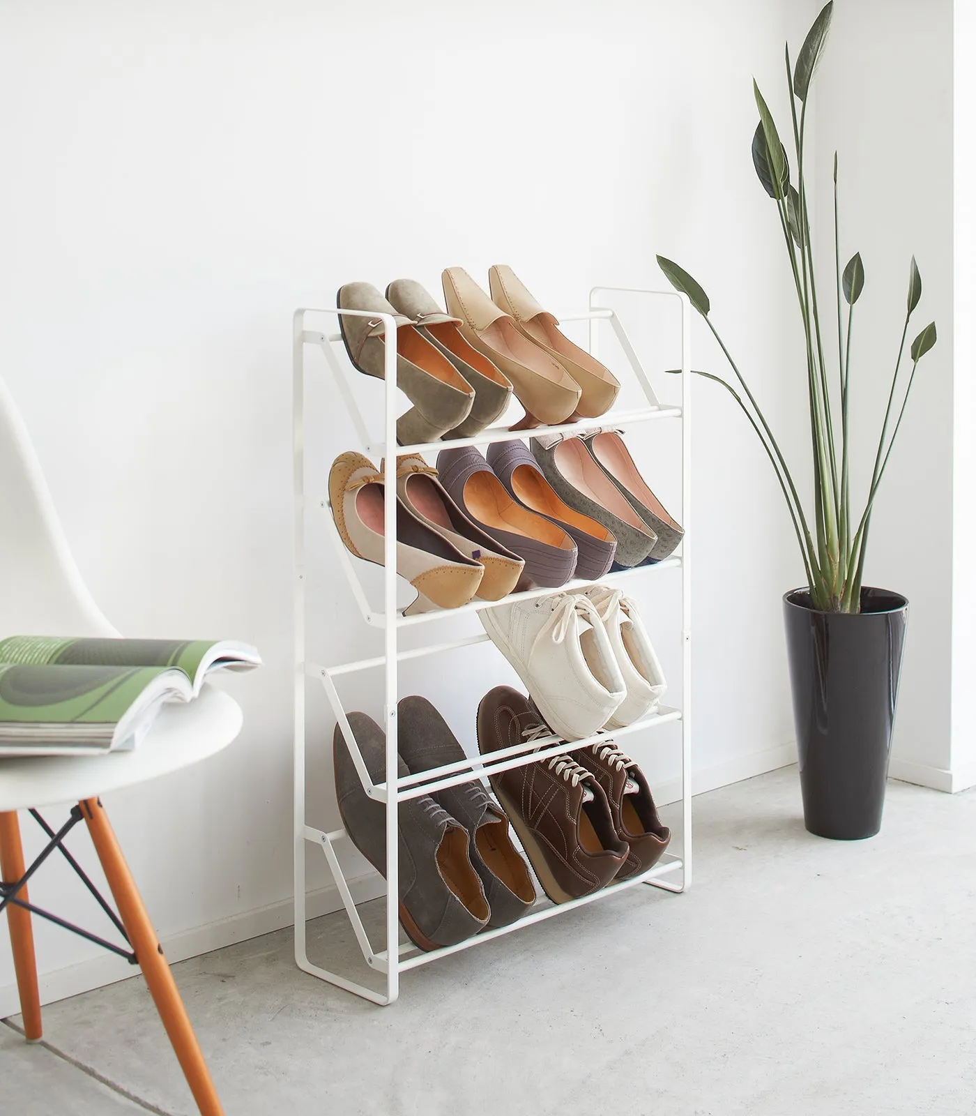Slim Shoe Rack (31" H)  - Steel