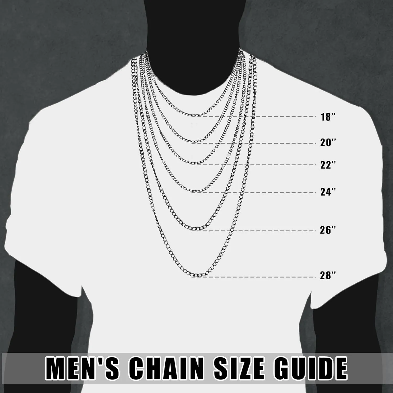 Stainless Steel Men's Cross Necklace - 18K Whited Gold/Gold/Black Plated Figaro Chain Cross Necklace for Men Religious Catholic Christian Jewelry Gift for Dad Husband