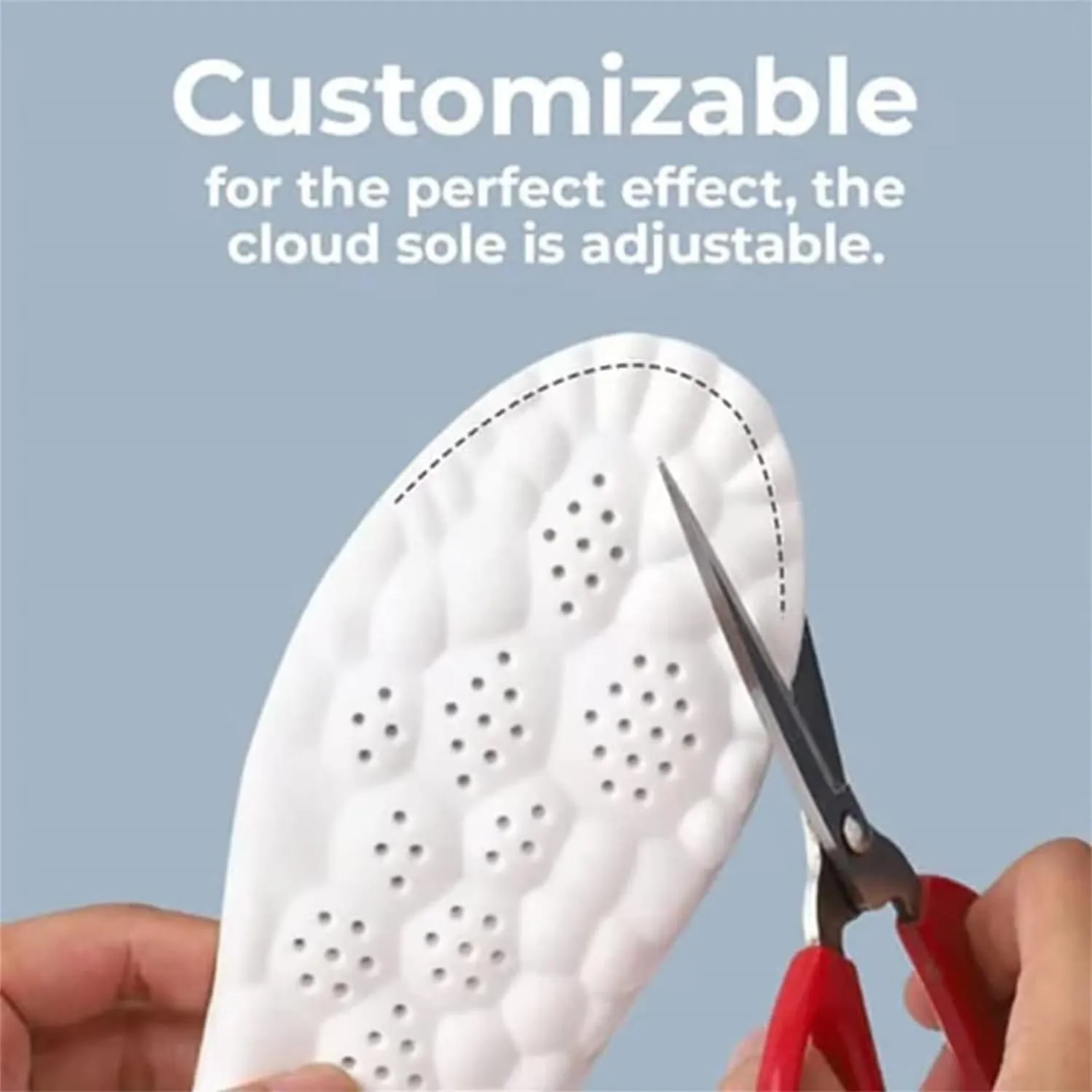 Steppers Insoles for Men Women, 2 Pairs Massage Cushion Insoles, Breathable Memory Foam Orthopedic Insole with Arch Support (Black * 2, Men 11.5-12.5 / Women 13-14)