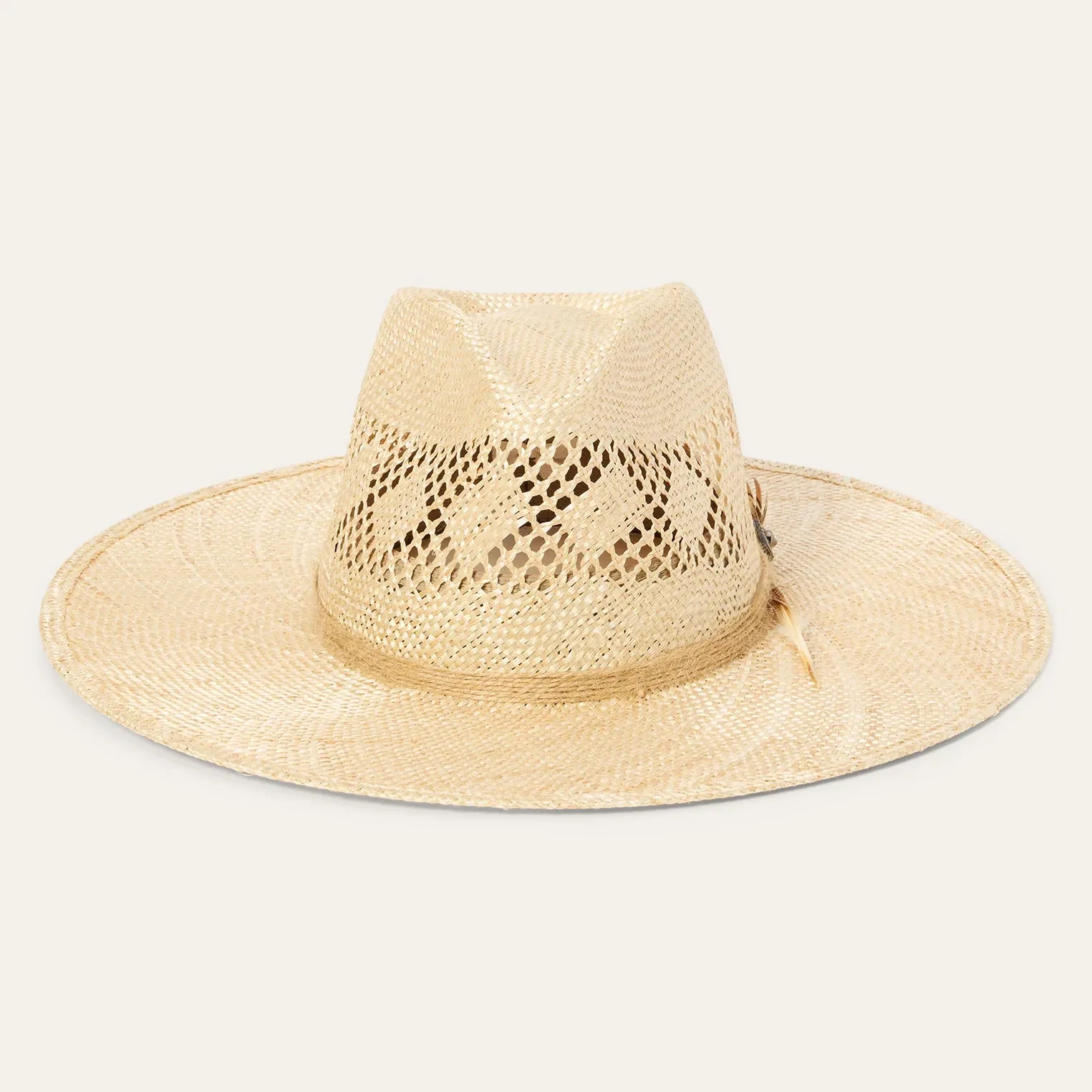 Stetson Chorus Flat Brim Fashion Straw Hat