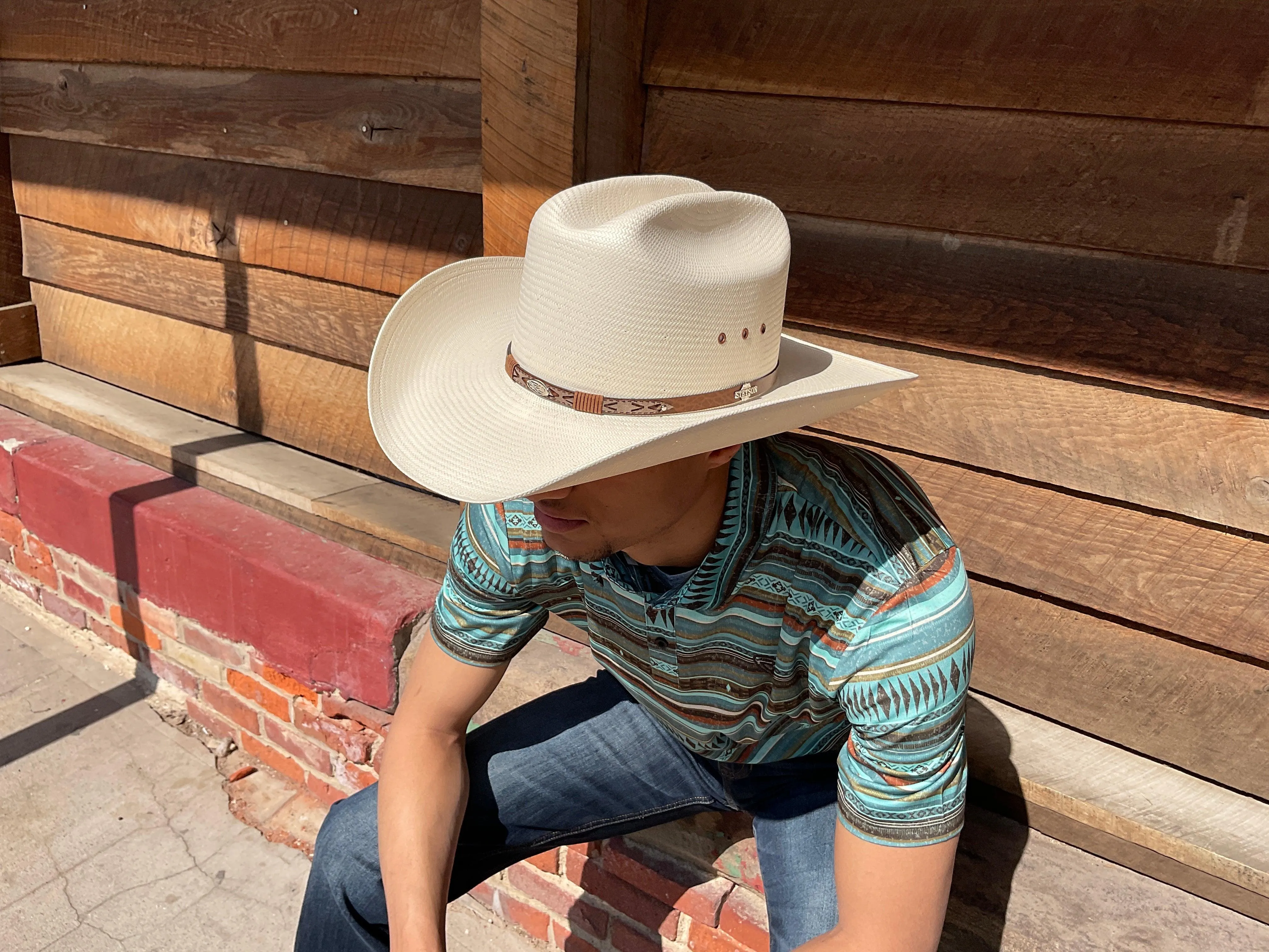 Stetson Rodeo Straw Cowboy Hat SSRDEO-66428172